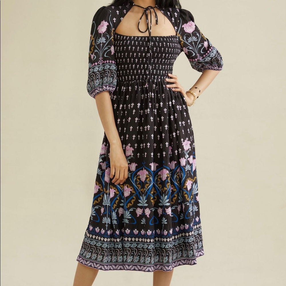 Anthropologie floral dress NWT